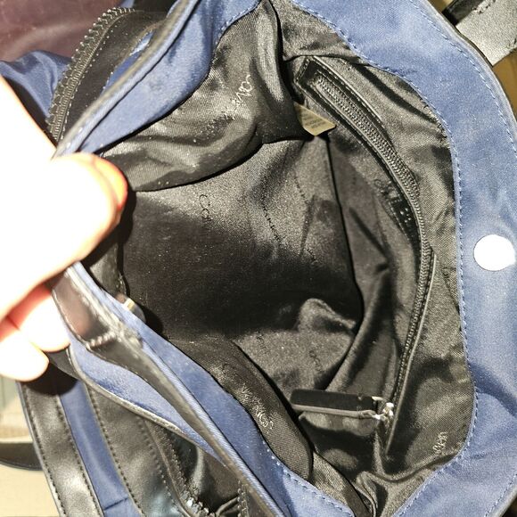 Calvin Klein
Navy Blue Purse Lane Nylon Triple Compartment Tote Handbag - Picture 9 of 16